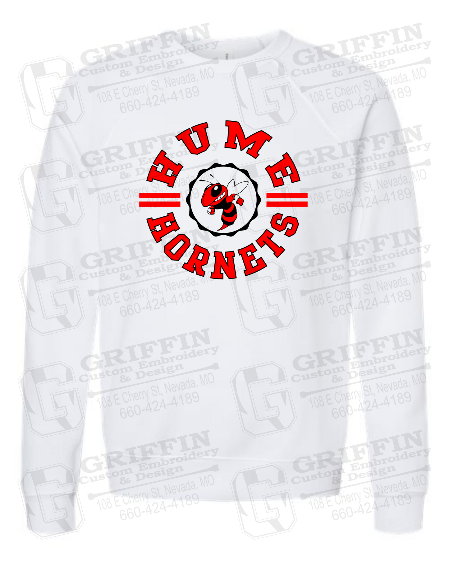 Sponge Fleece Sweatshirt - Hume Hornets 23-B