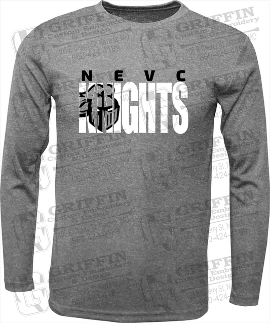 Toddler Dry-Fit Long Sleeve T-Shirt - NEVC Knights 23-B
