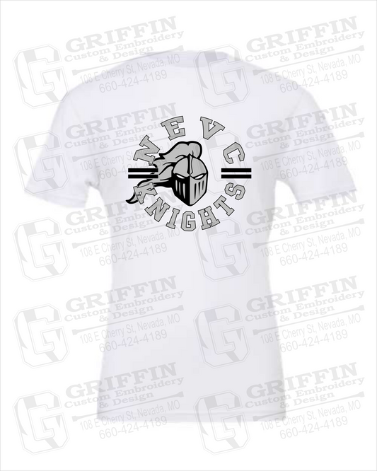 NEVC Knights 23-C 100% Cotton Short Sleeve T-Shirt
