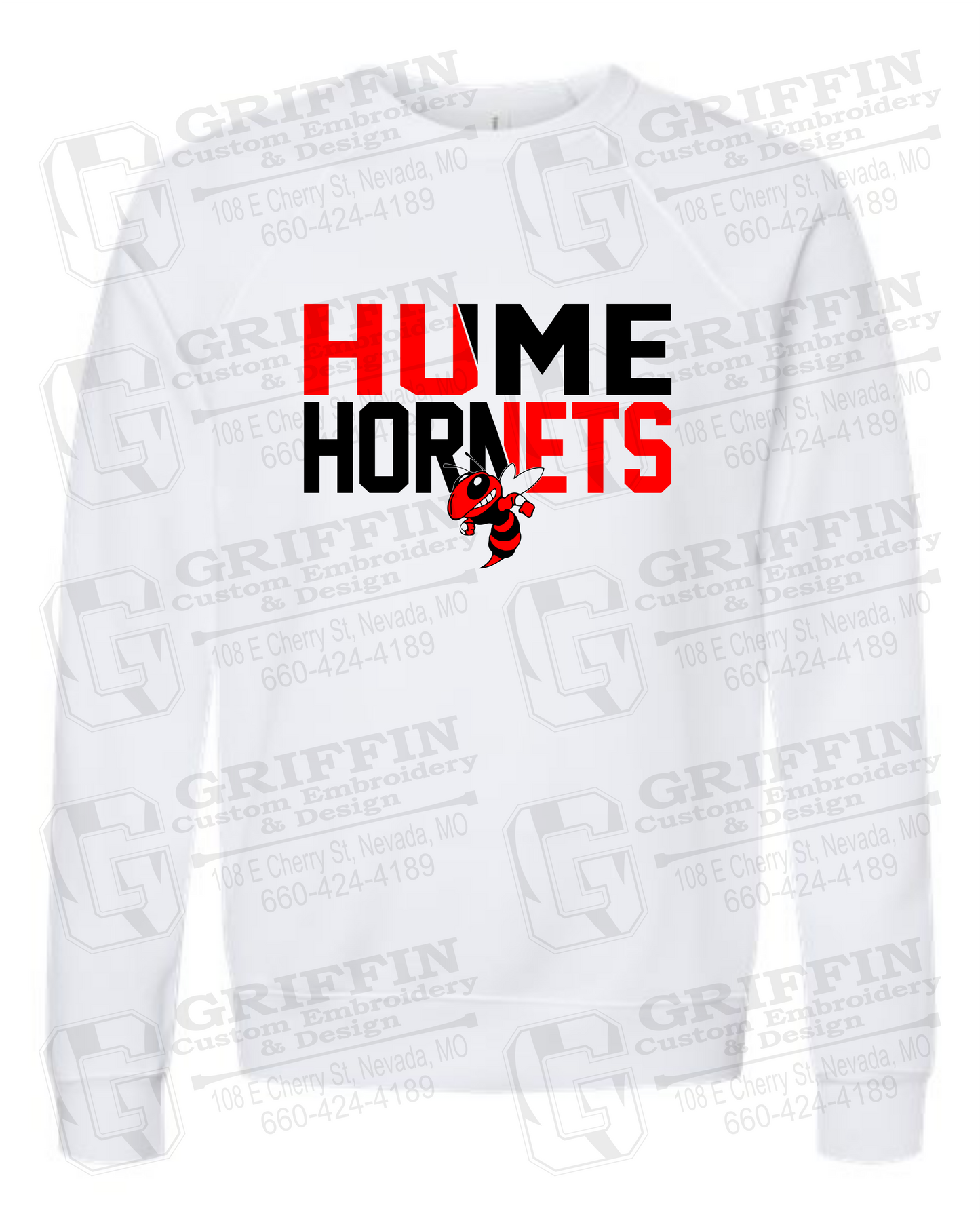 Sponge Fleece Sweatshirt - Hume Hornets 23-C