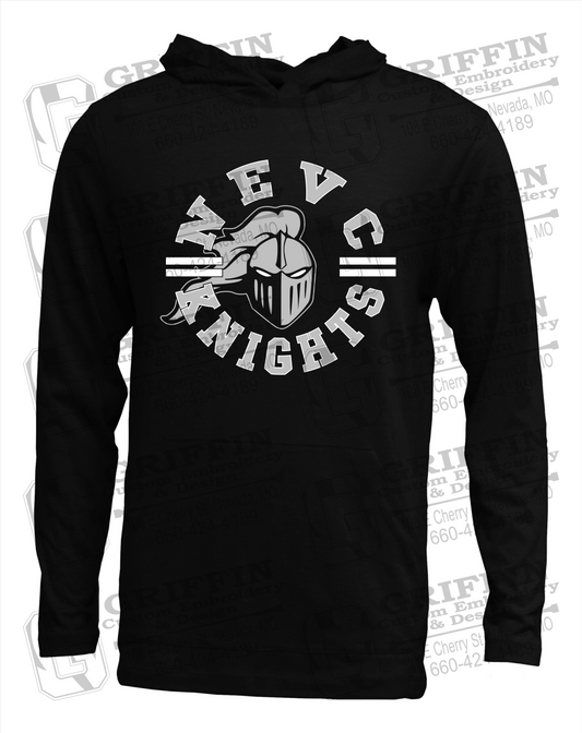 Soft-Tek T-Shirt Hoodie - NEVC Knights 23-C