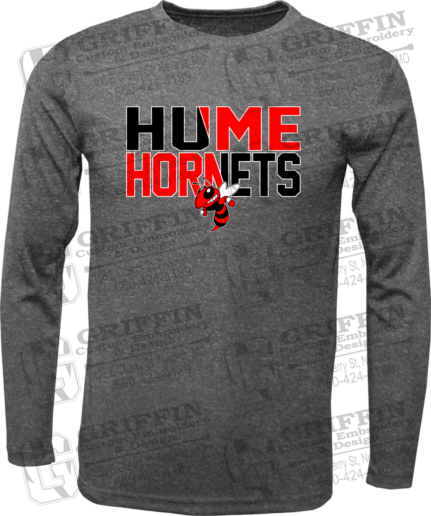 Dry-Fit Long Sleeve T-Shirt - Hume Hornets 23-C