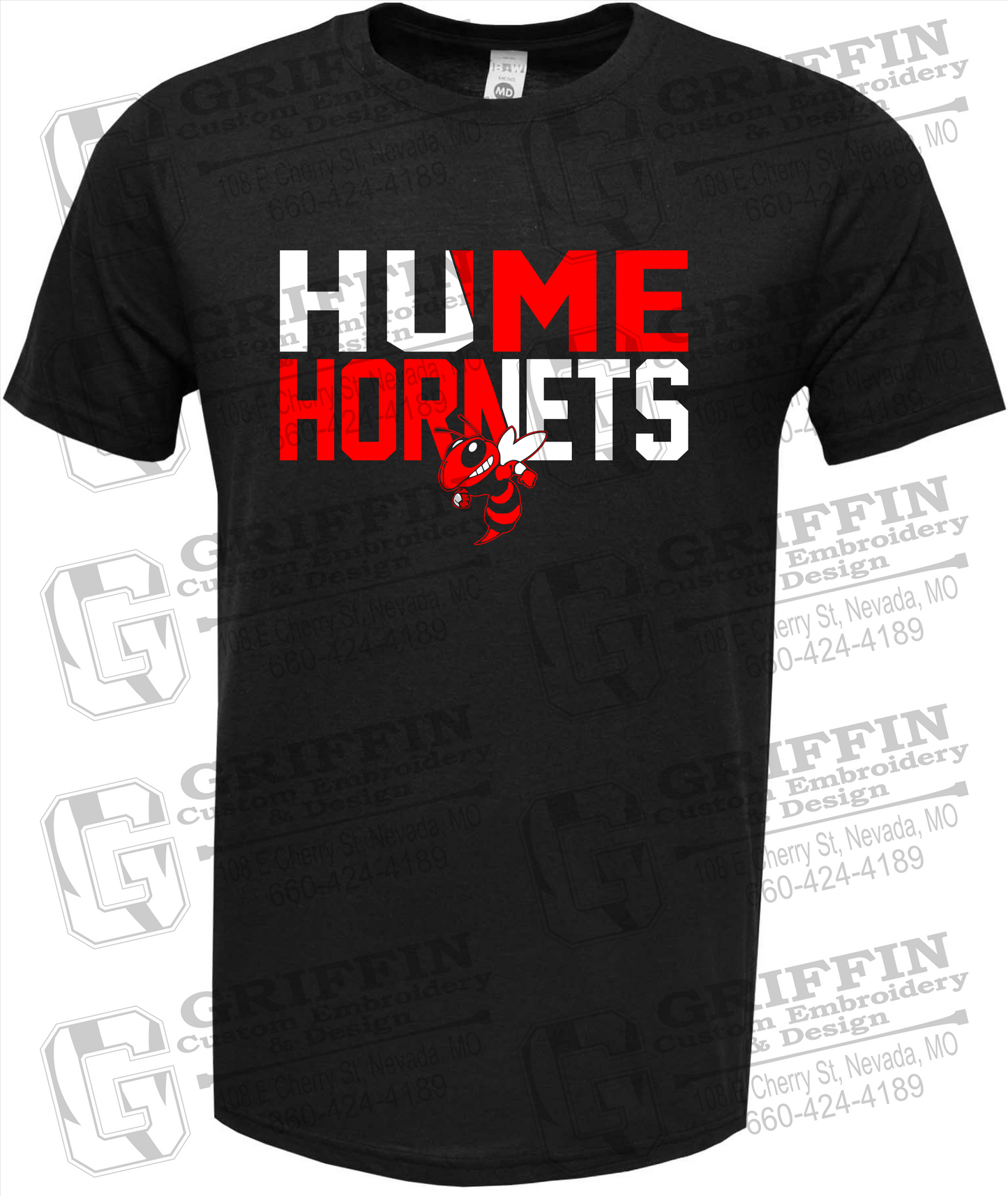 Soft-Tek Short Sleeve T-Shirt - Hume Hornets 23-C