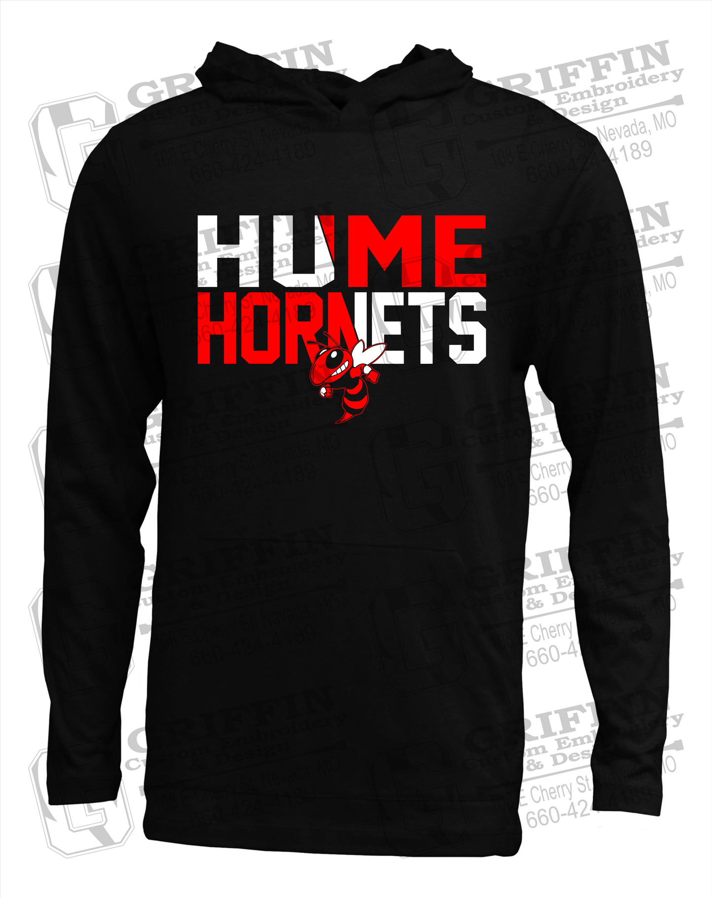 Hume Hornets 23-C T-Shirt Hoodie