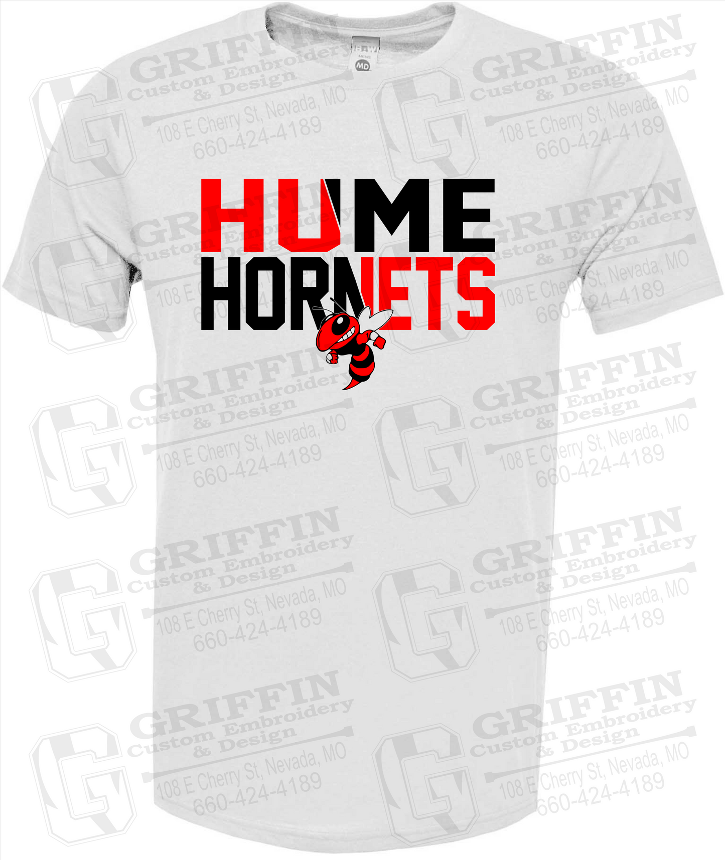 Soft-Tek Short Sleeve T-Shirt - Hume Hornets 23-C