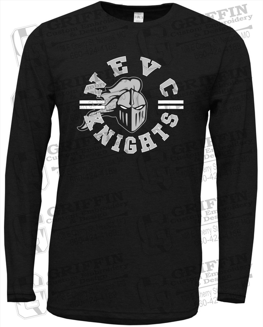 Soft-Tek Long Sleeve T-Shirt - NEVC Knights 23-C