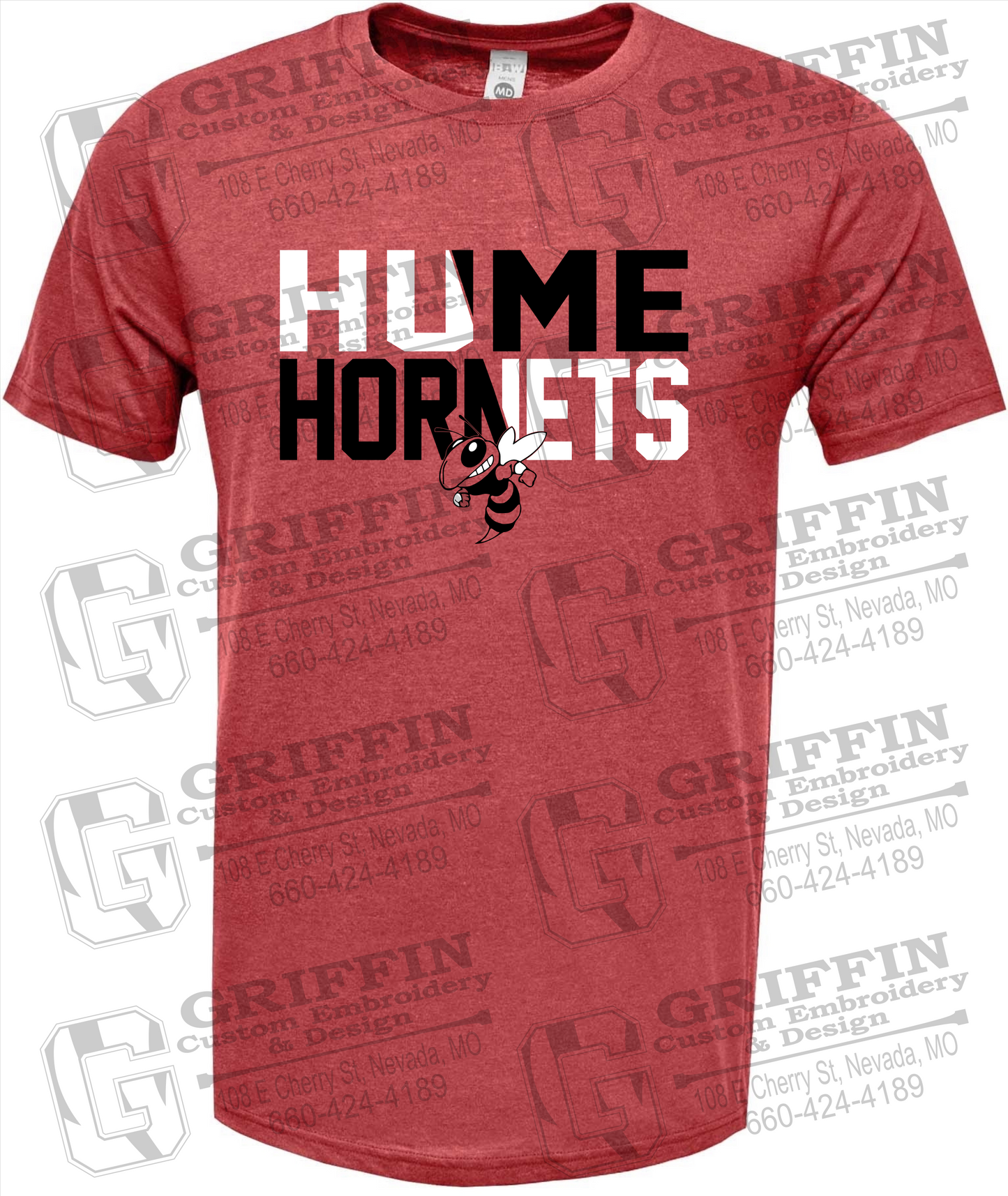 Soft-Tek Short Sleeve T-Shirt - Hume Hornets 23-C