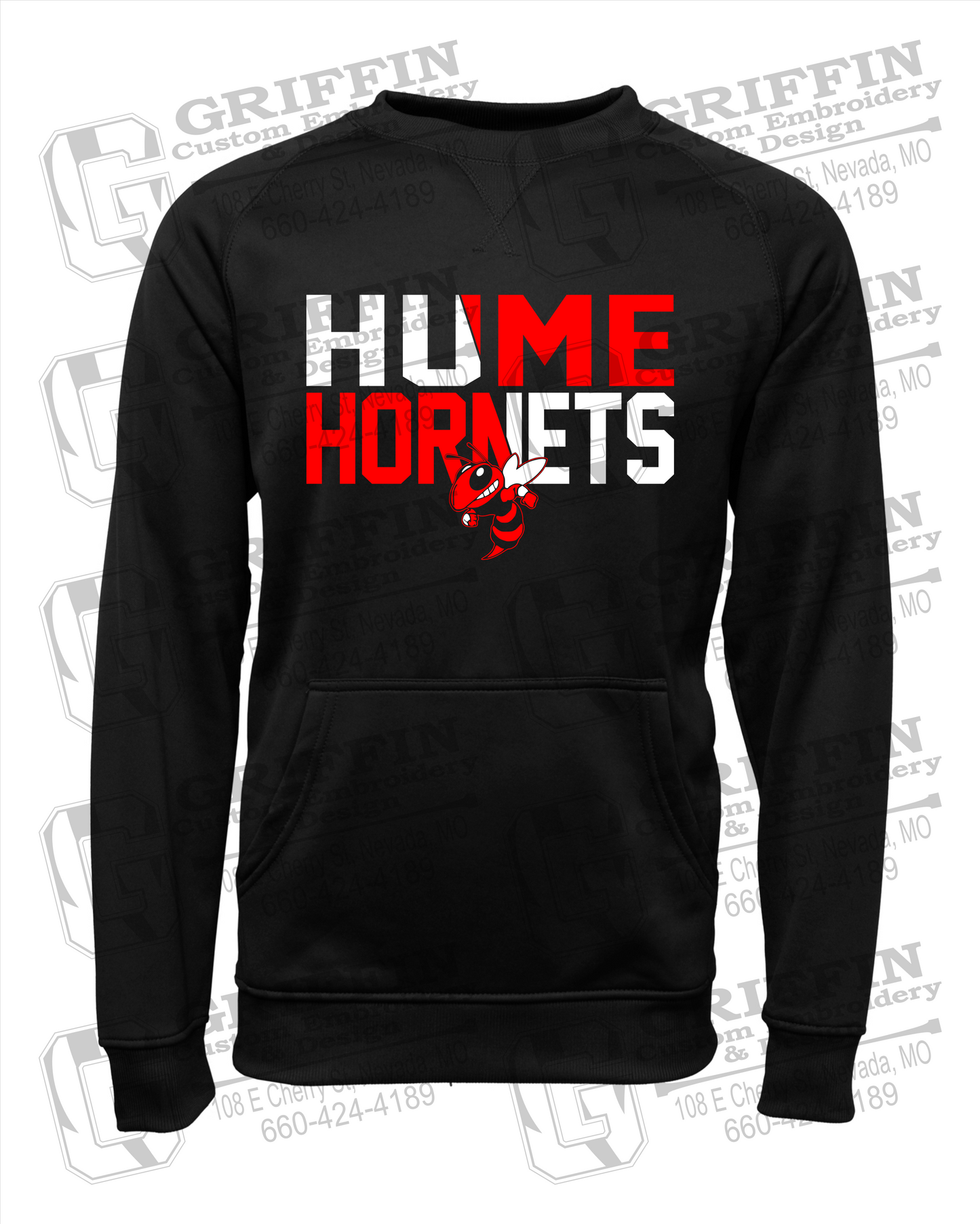 Hume Hornets 23-C Youth Sweatshirt