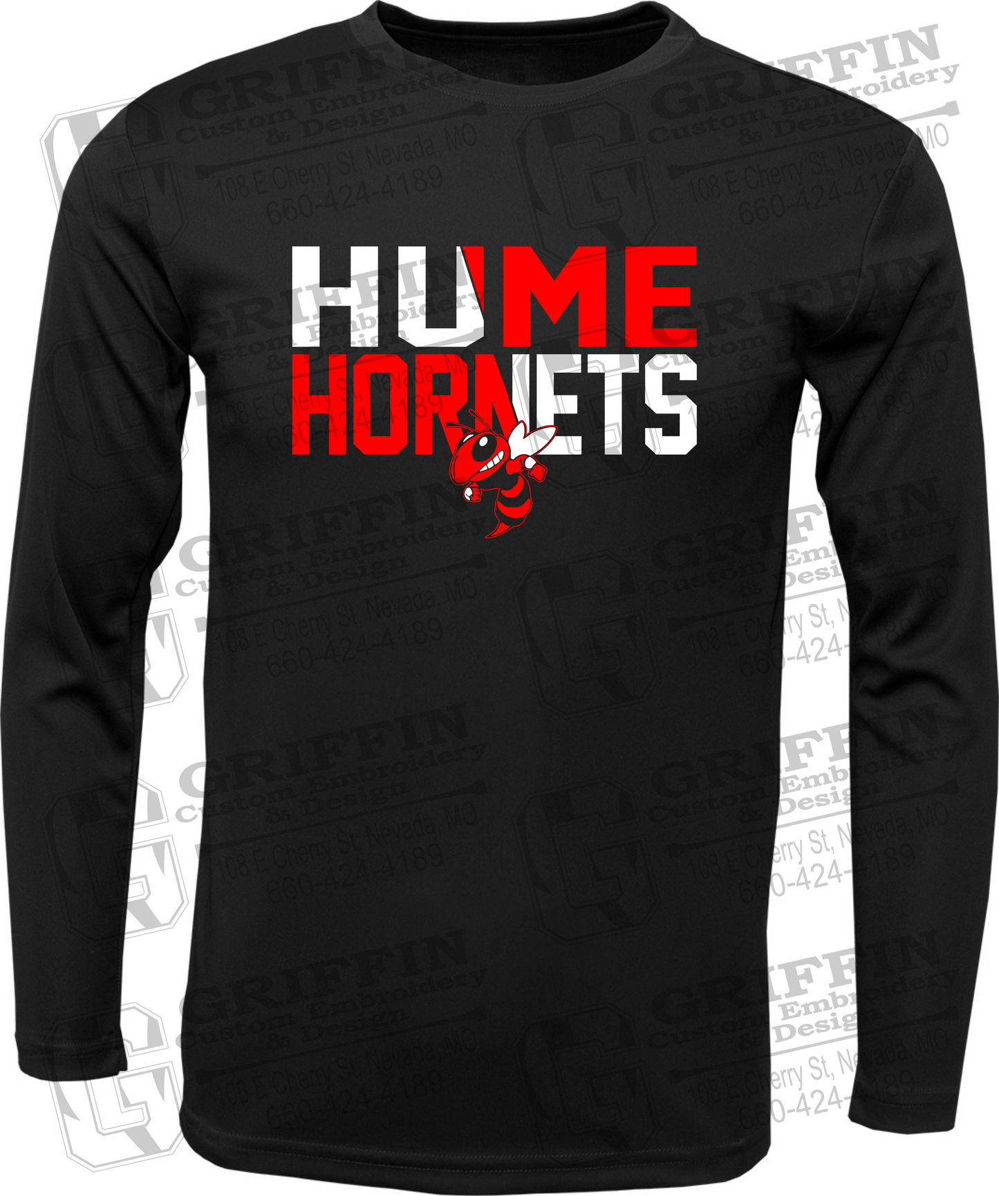 Dry-Fit Long Sleeve T-Shirt - Hume Hornets 23-C