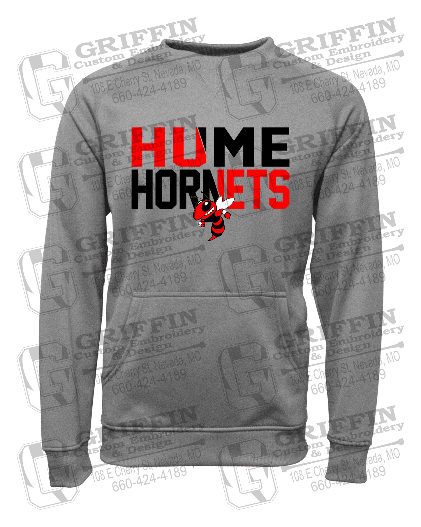 Hume Hornets 23-C Youth Sweatshirt