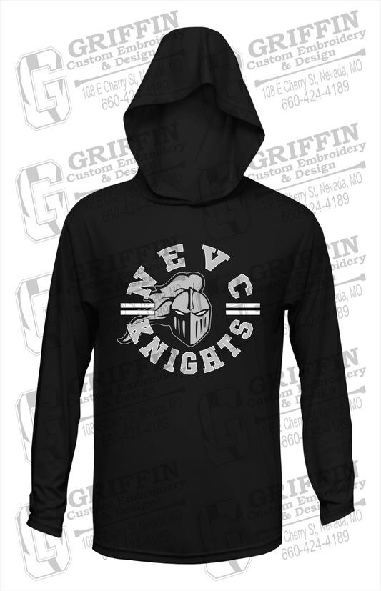 Dry-Fit T-Shirt Hoodie - NEVC Knights 23-C