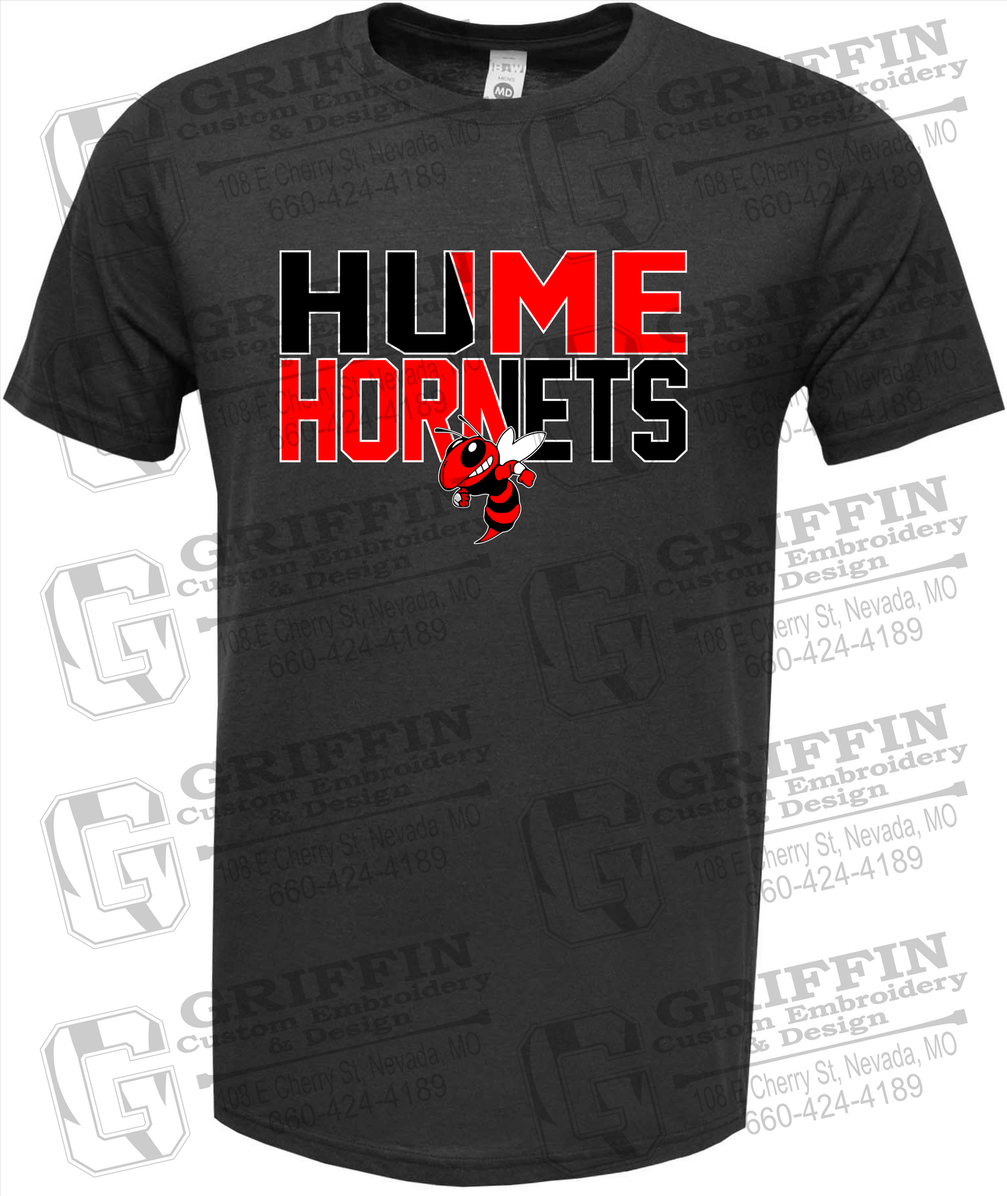 Soft-Tek Short Sleeve T-Shirt - Hume Hornets 23-C