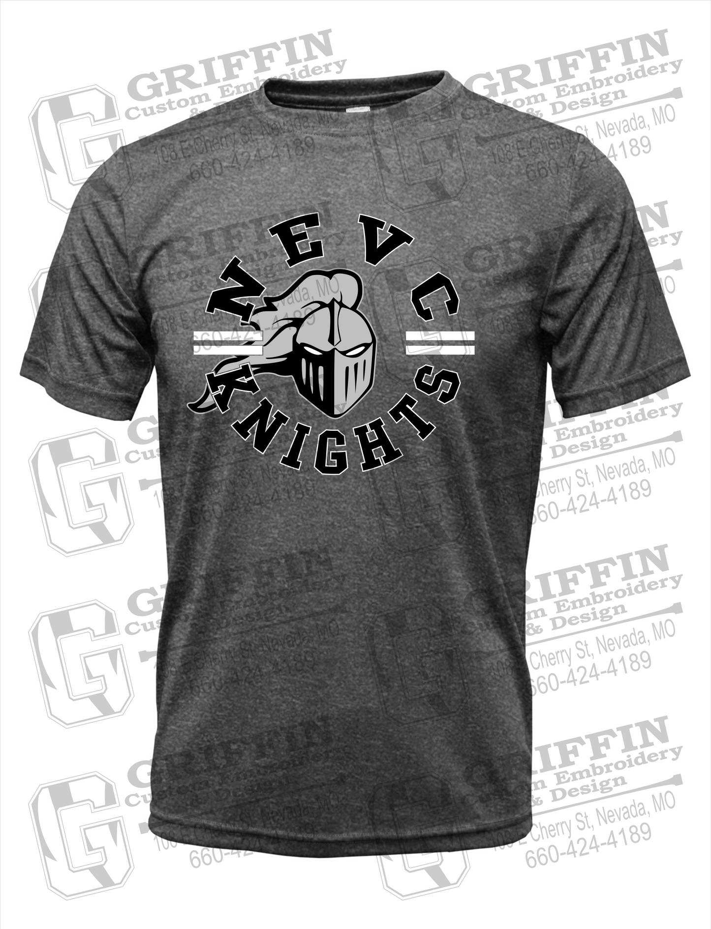 Dry-Fit Short Sleeve T-Shirt - NEVC Knights 23-C