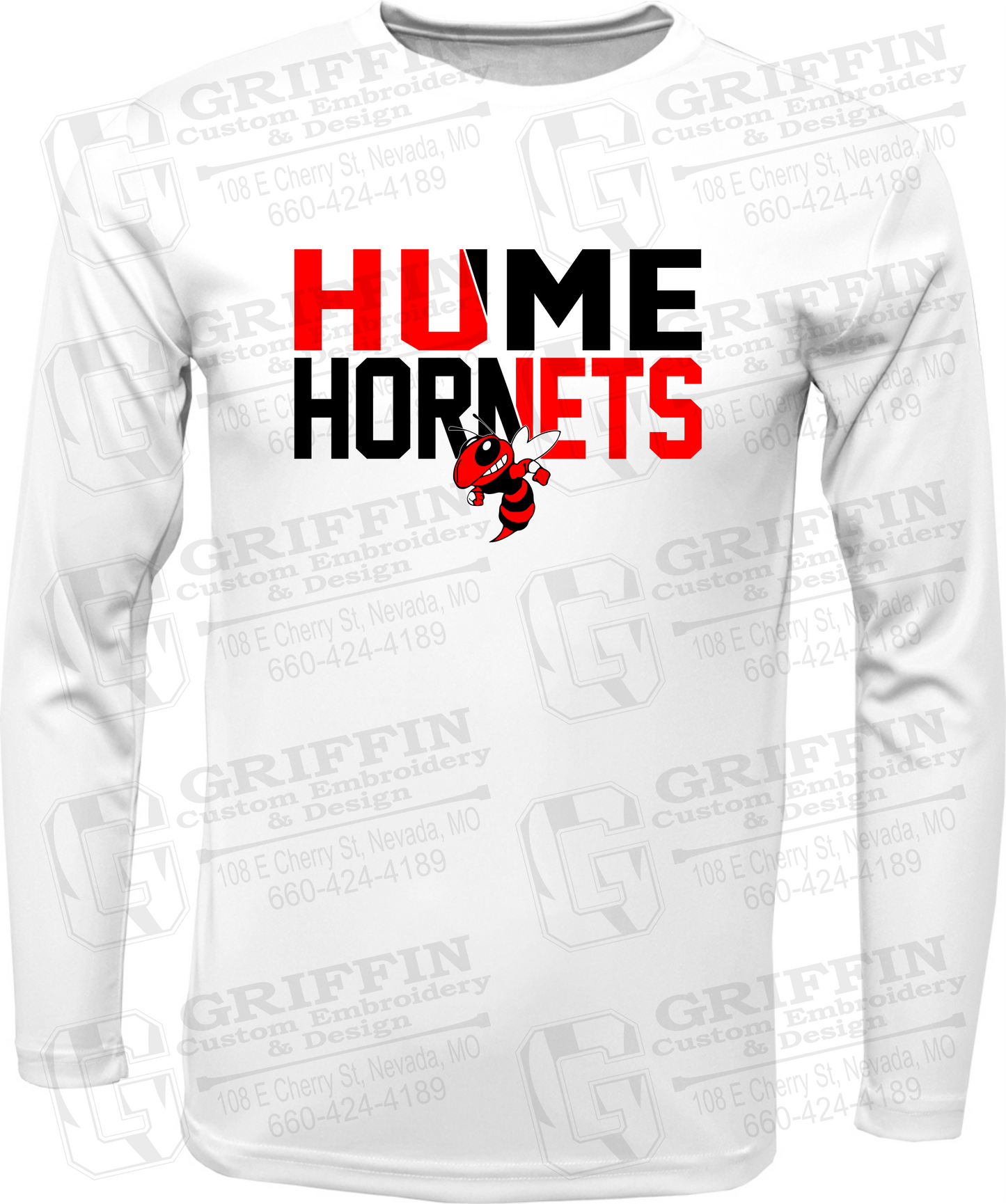 Dry-Fit Long Sleeve T-Shirt - Hume Hornets 23-C