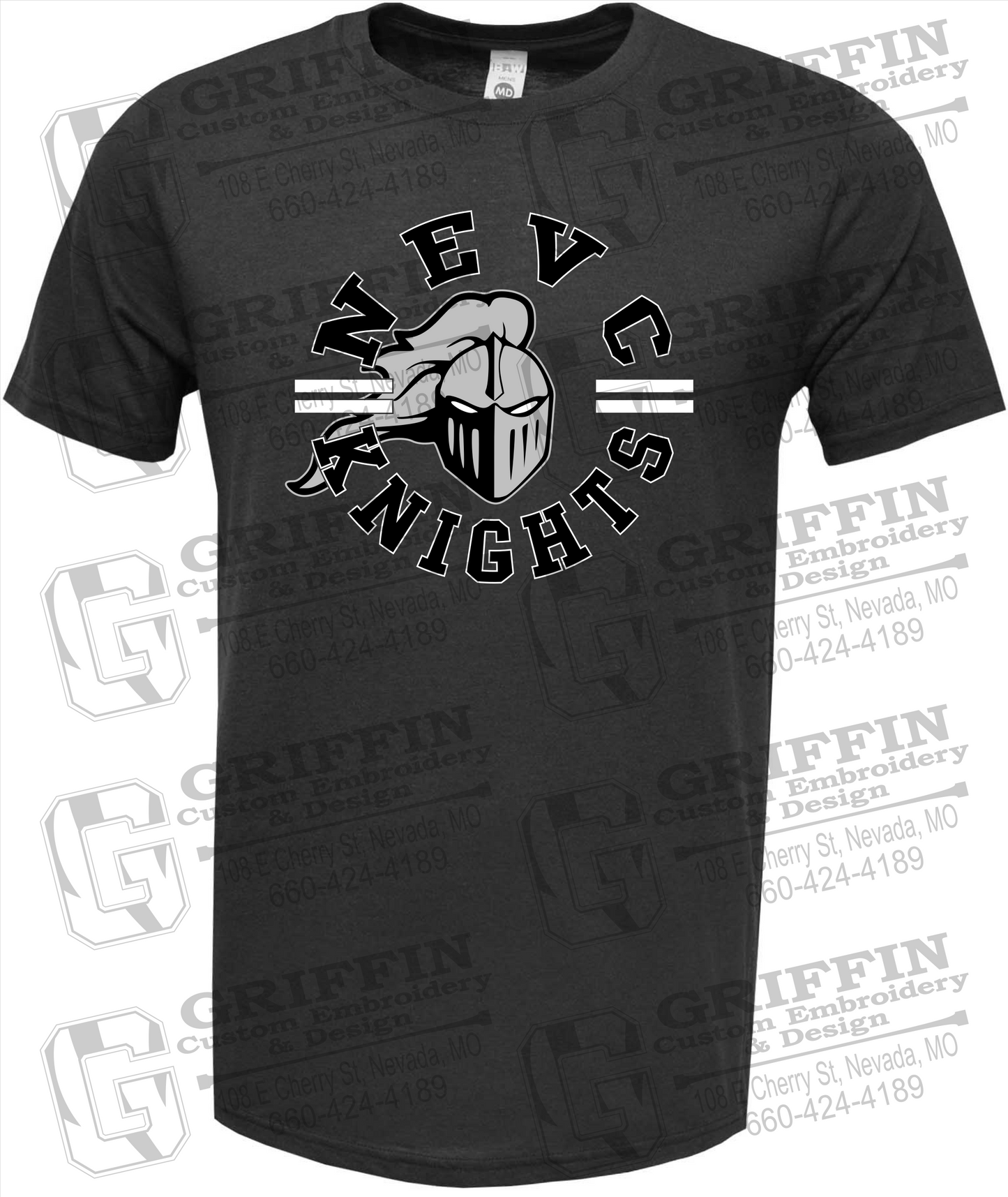 NEVC Knights 23-C Short Sleeve T-Shirt