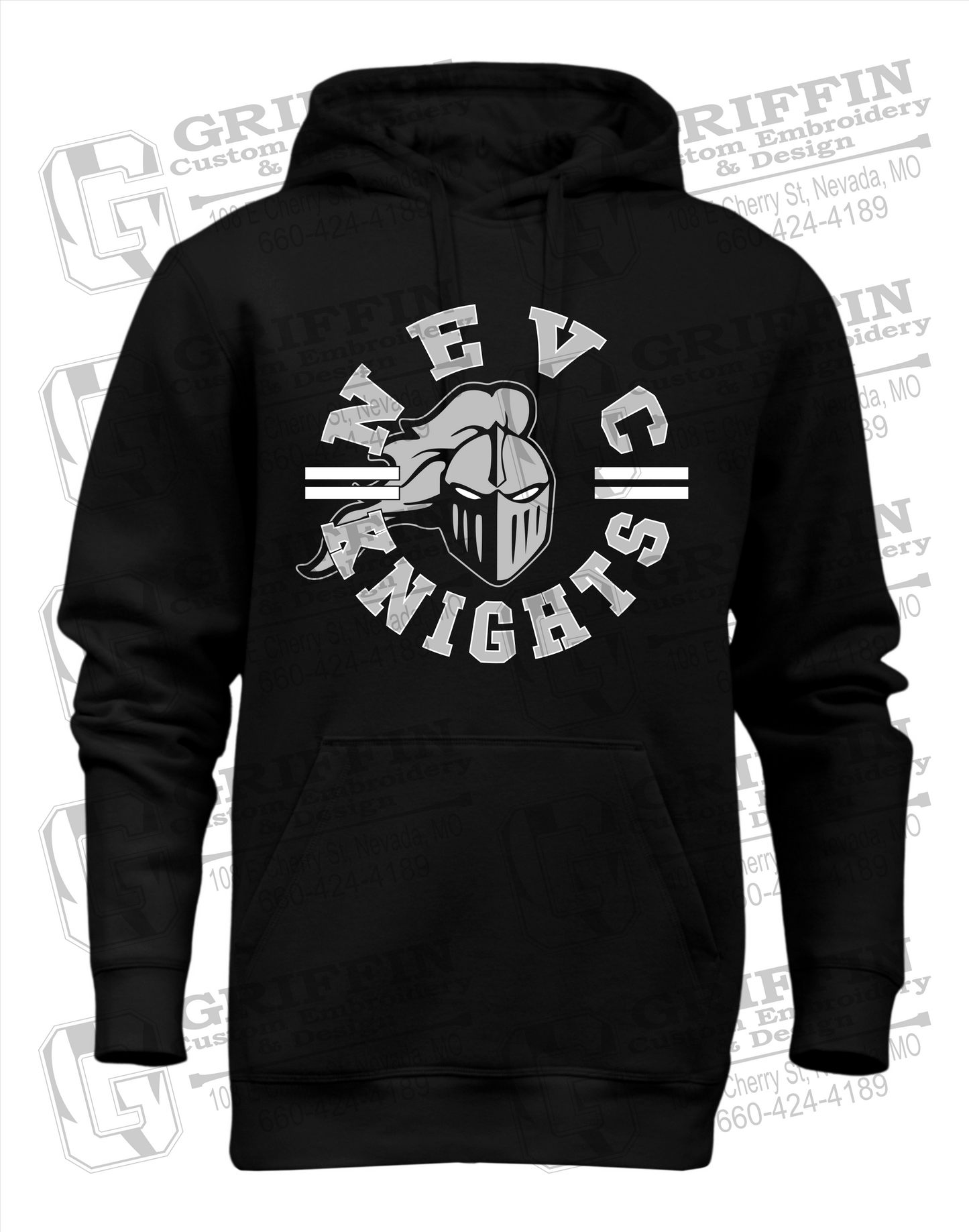 NEVC Knights 23-C Youth Heavyweight Hoodie