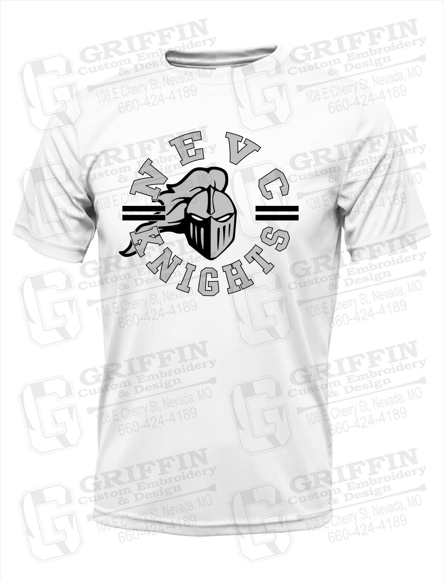 Dry-Fit Short Sleeve T-Shirt - NEVC Knights 23-C