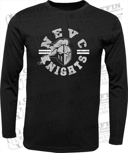 Dry-Fit Long Sleeve T-Shirt - NEVC Knights 23-C