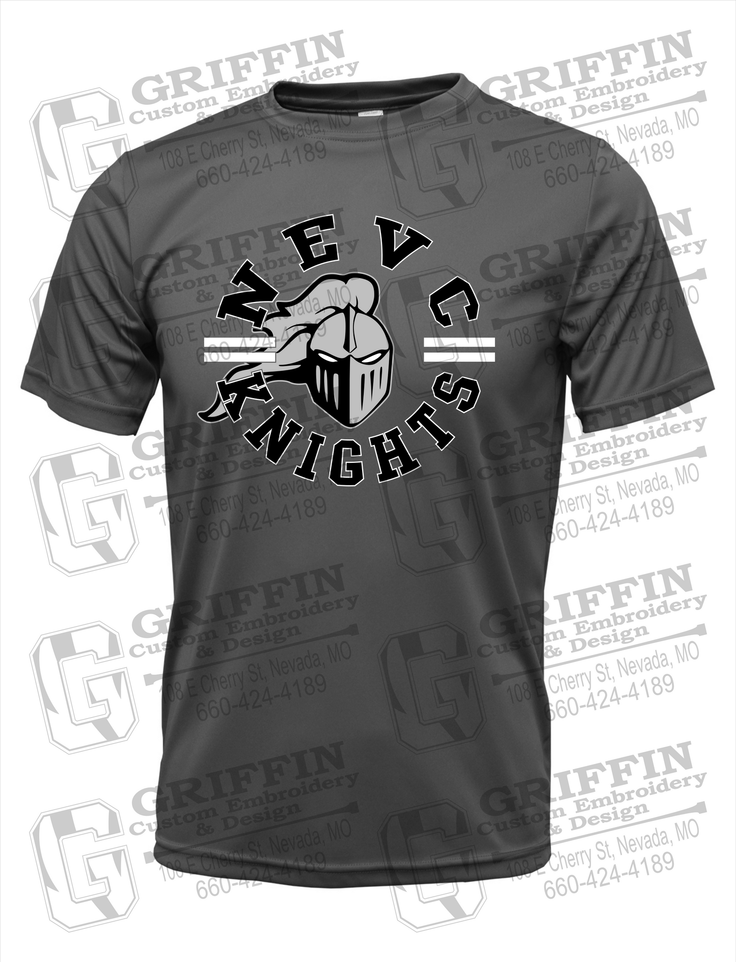 Dry-Fit Short Sleeve T-Shirt - NEVC Knights 23-C