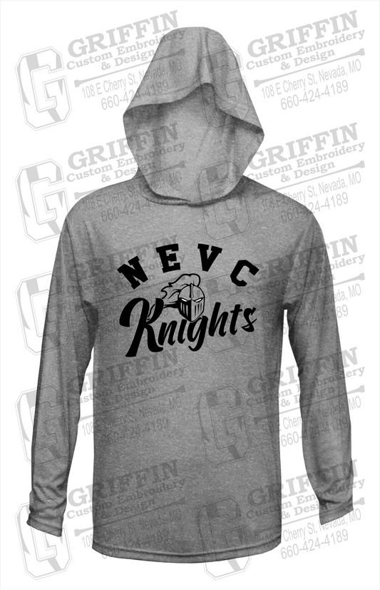Dry-Fit T-Shirt Hoodie - NEVC Knights 23-D