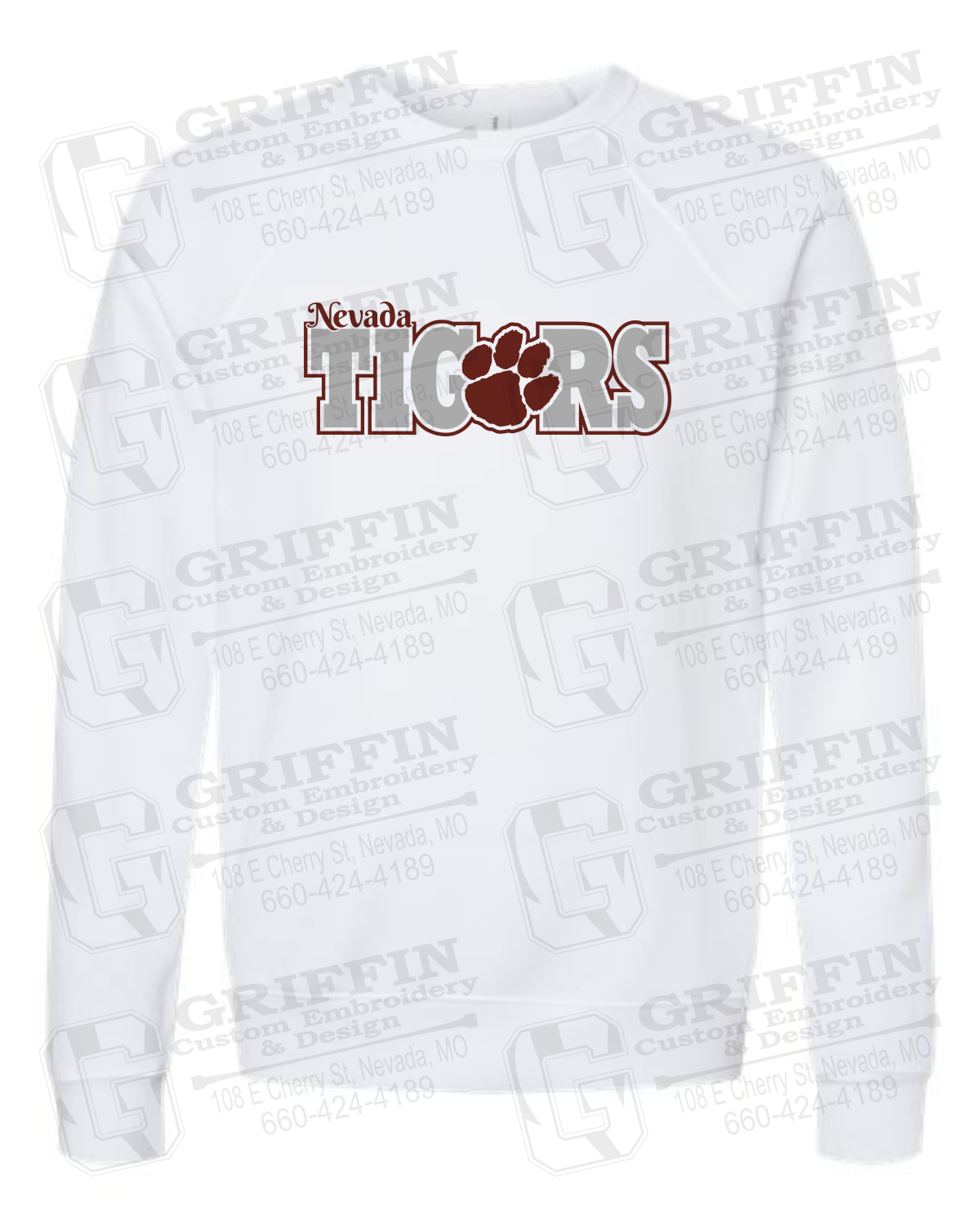 Sponge Fleece Sweatshirt - Nevada Tigers 23-D