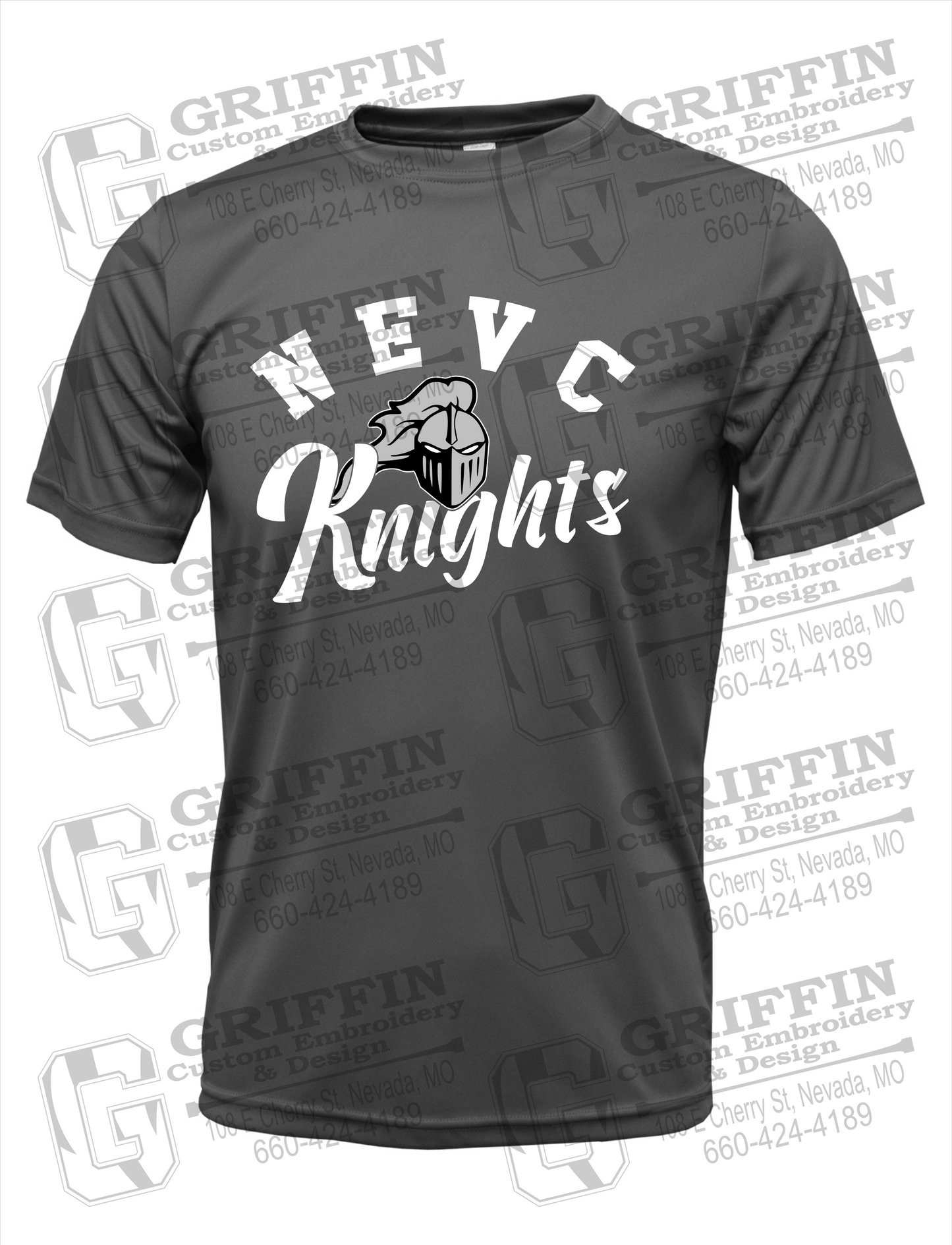 Dry-Fit Short Sleeve T-Shirt - NEVC Knights 23-D