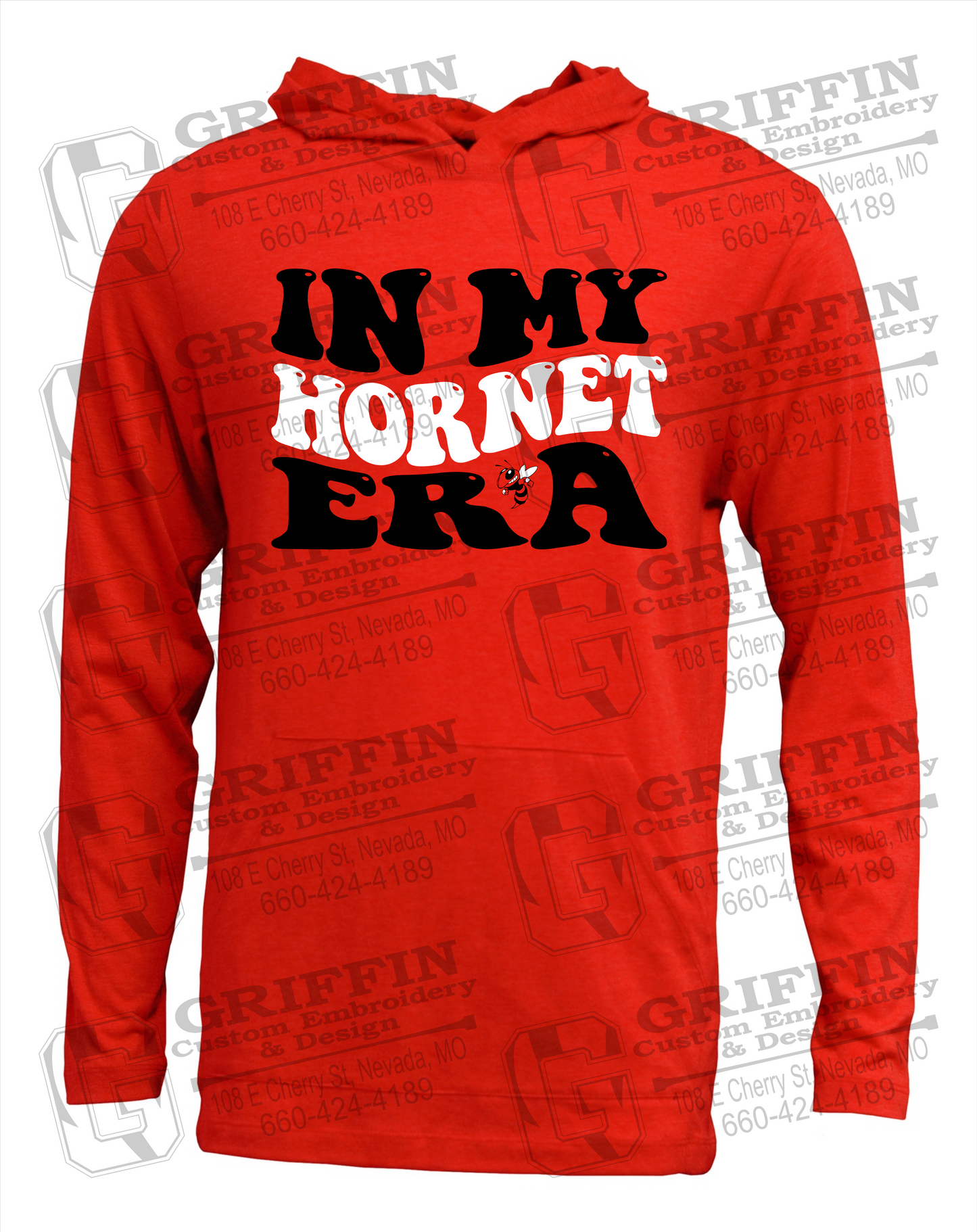 Soft-Tek T-Shirt Hoodie - Hume Hornets 23-D