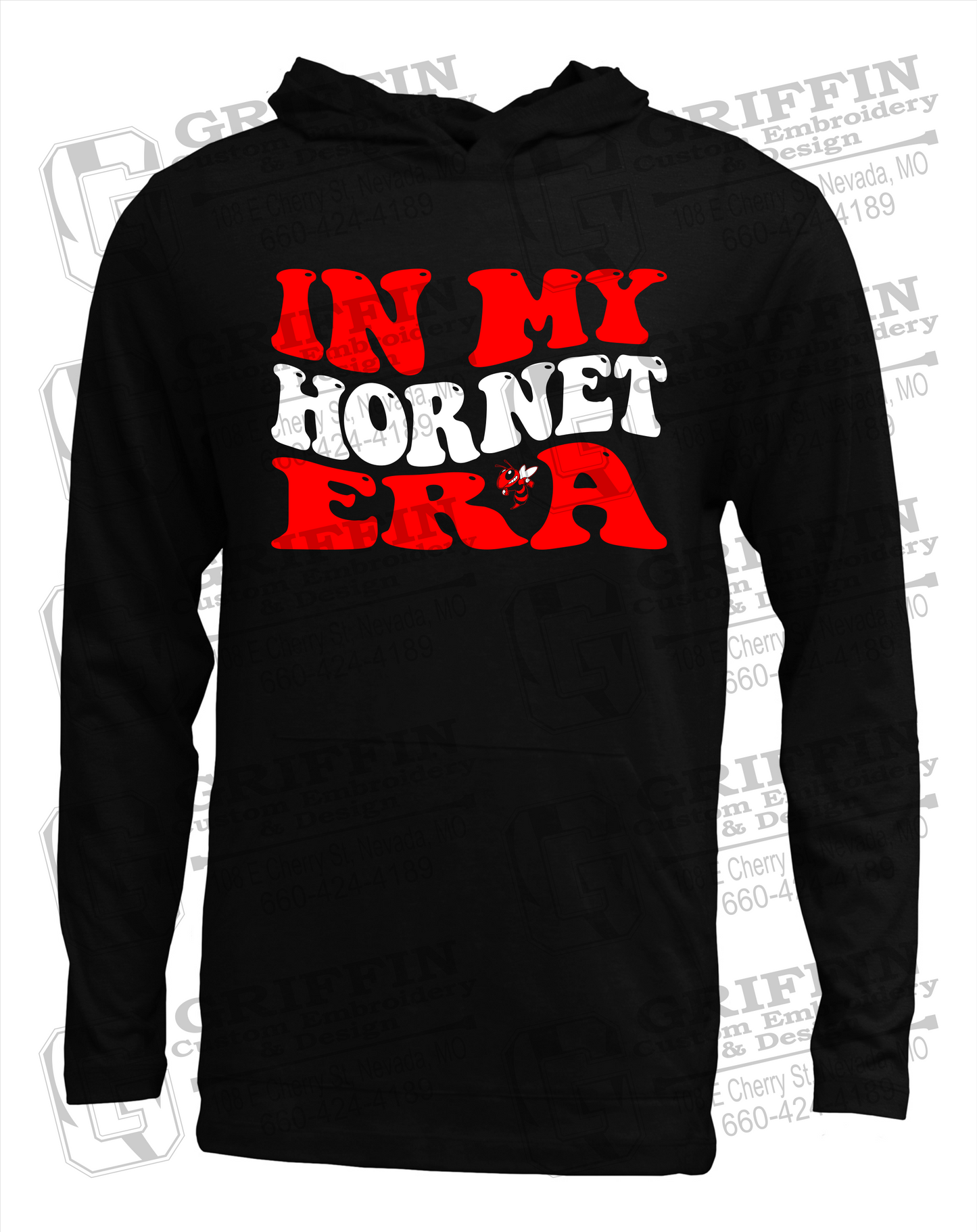 Soft-Tek T-Shirt Hoodie - Hume Hornets 23-D