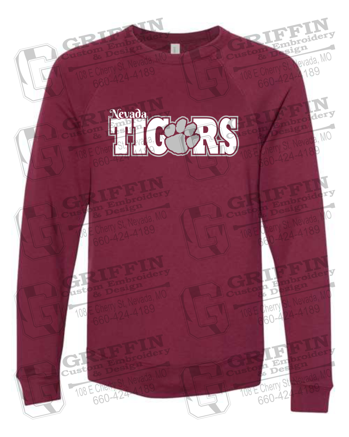 Sponge Fleece Sweatshirt - Nevada Tigers 23-D