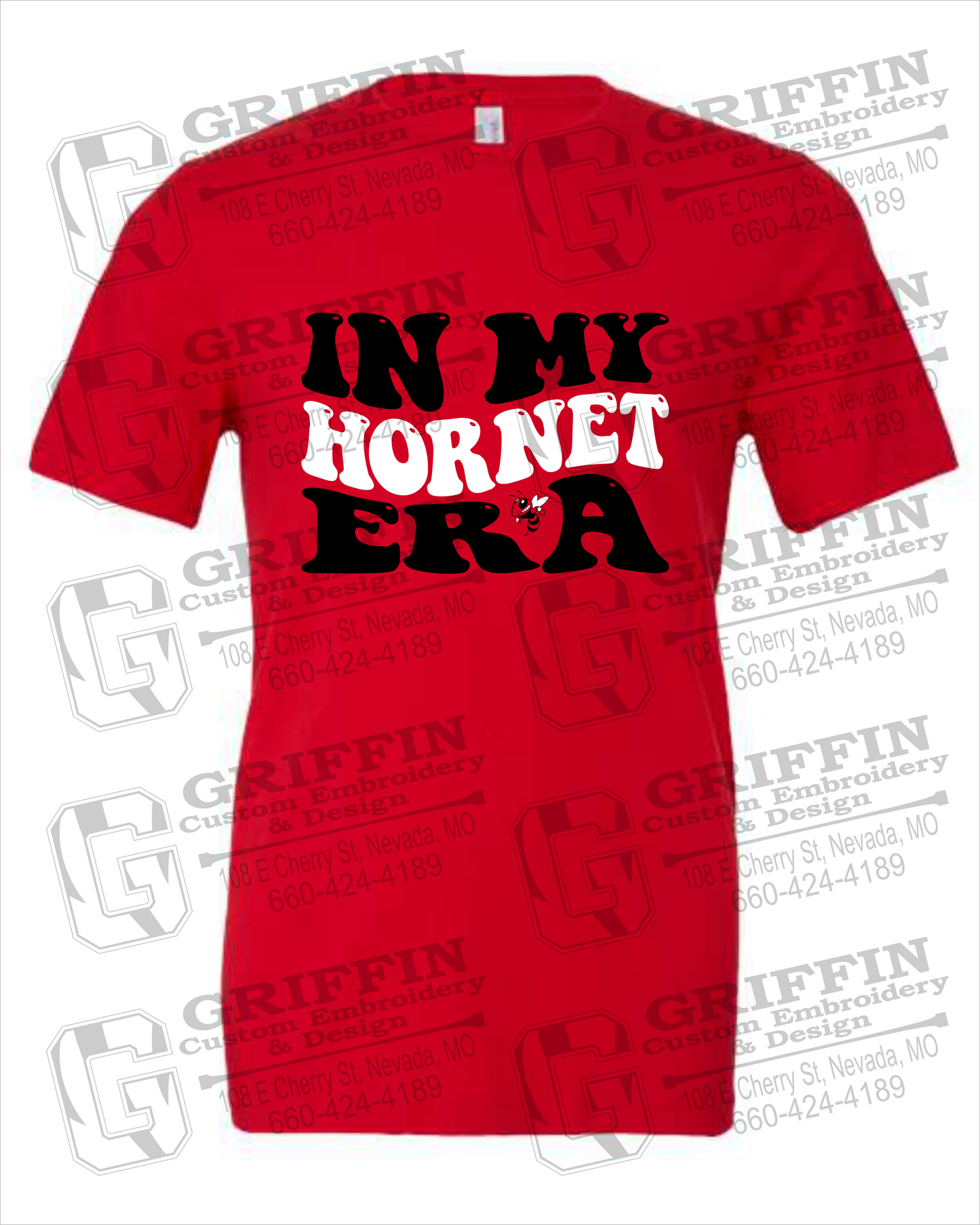 Cotton Short Sleeve T-Shirt - Hume Hornets 23-D