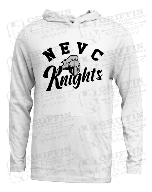 Soft-Tek T-Shirt Hoodie - NEVC Knights 23-D
