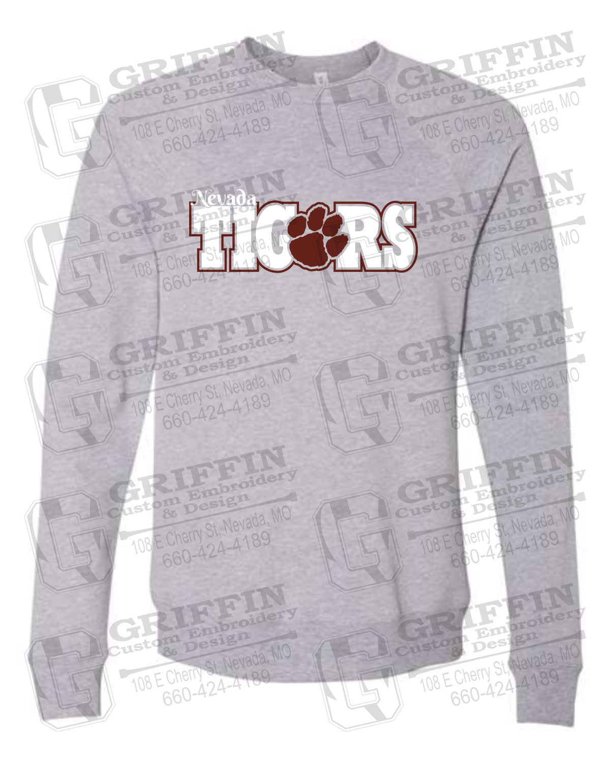 Sponge Fleece Sweatshirt - Nevada Tigers 23-D
