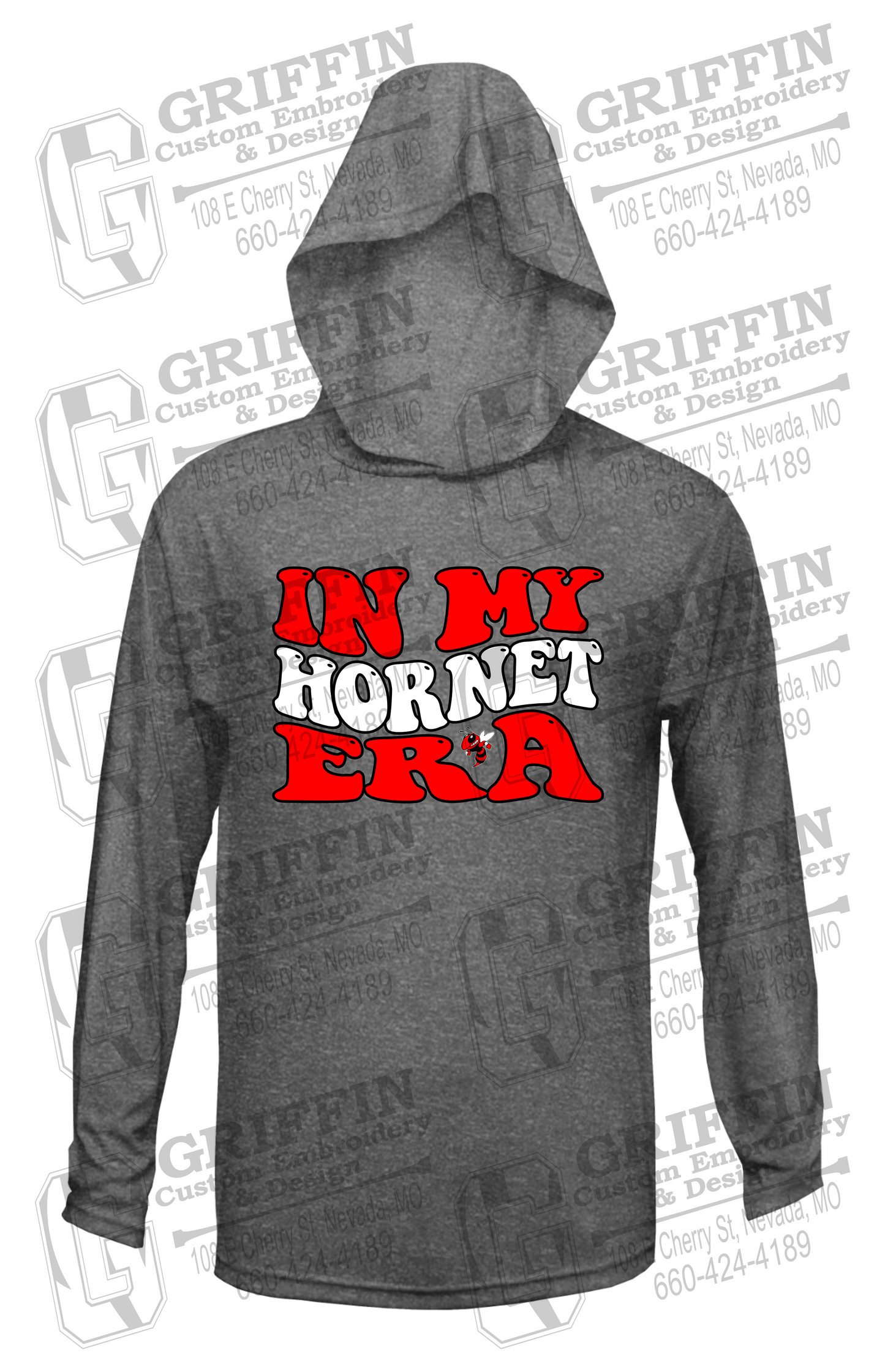 Dry-Fit T-Shirt Hoodie - Hume Hornets 23-D