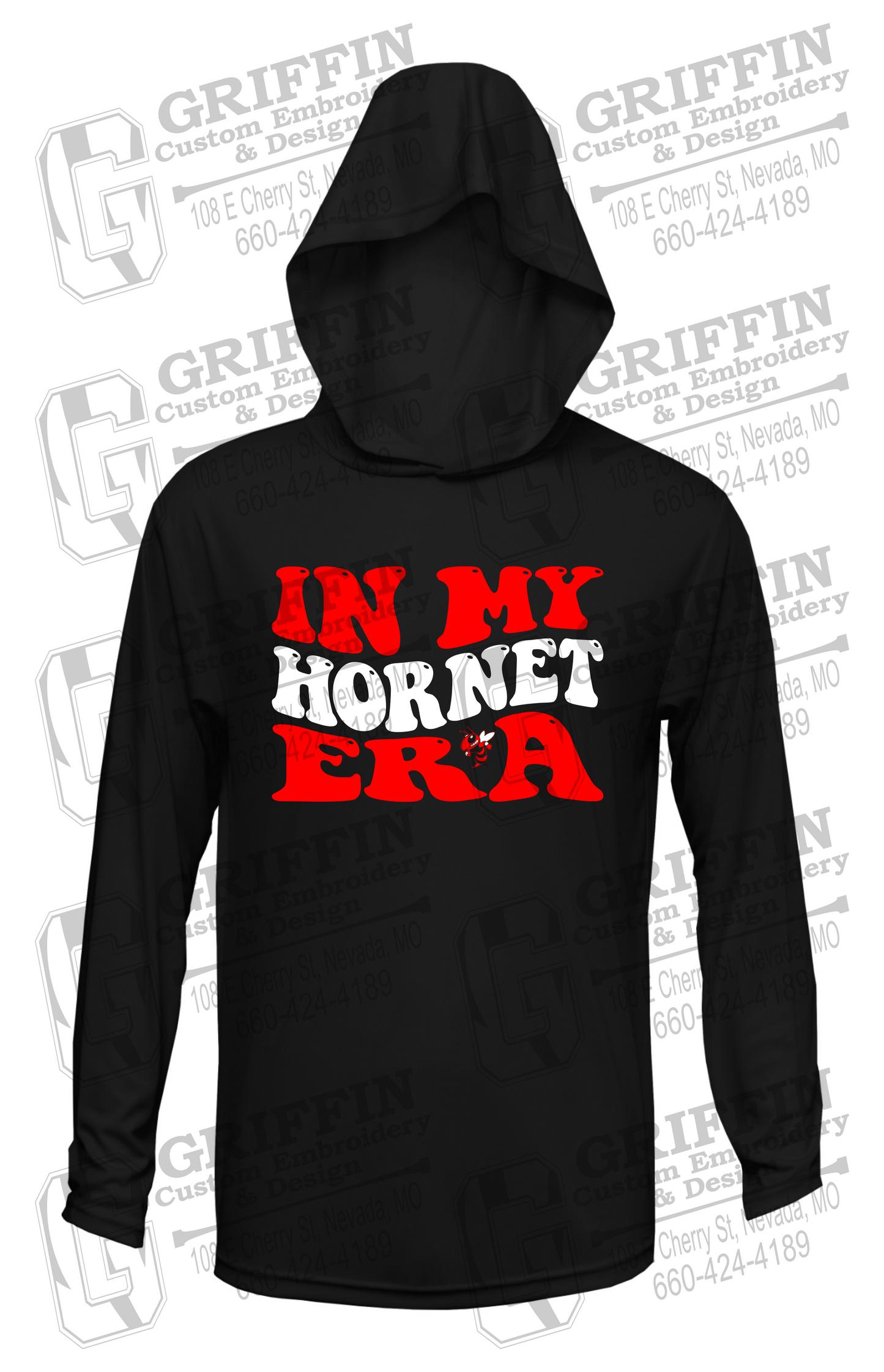 Dry-Fit T-Shirt Hoodie - Hume Hornets 23-D