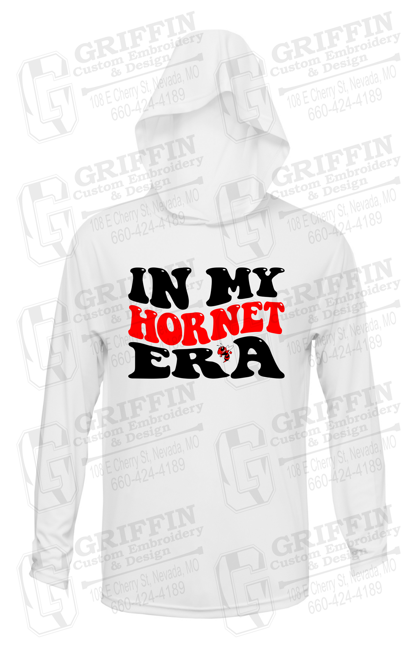 Dry-Fit T-Shirt Hoodie - Hume Hornets 23-D