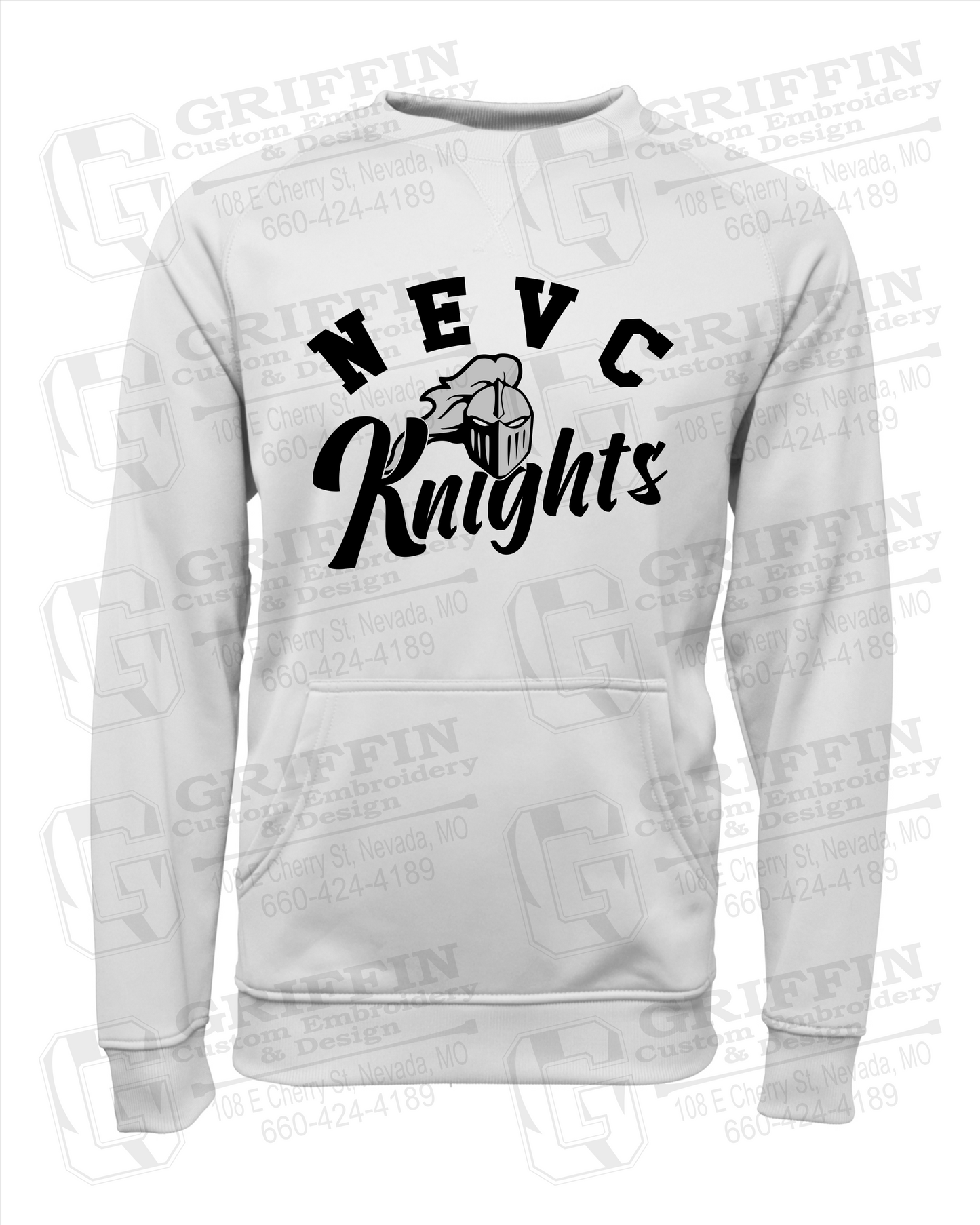 NEVC Knights 23-D Youth Sweatshirt