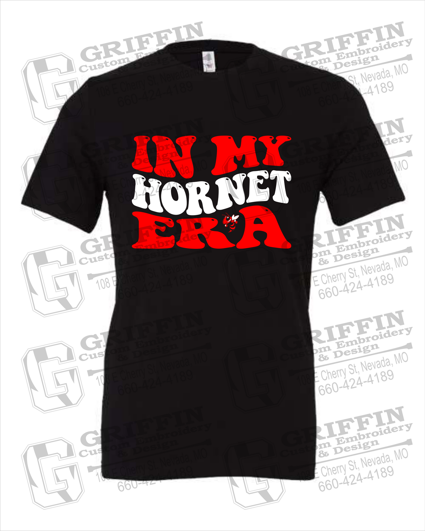 Cotton Short Sleeve T-Shirt - Hume Hornets 23-D