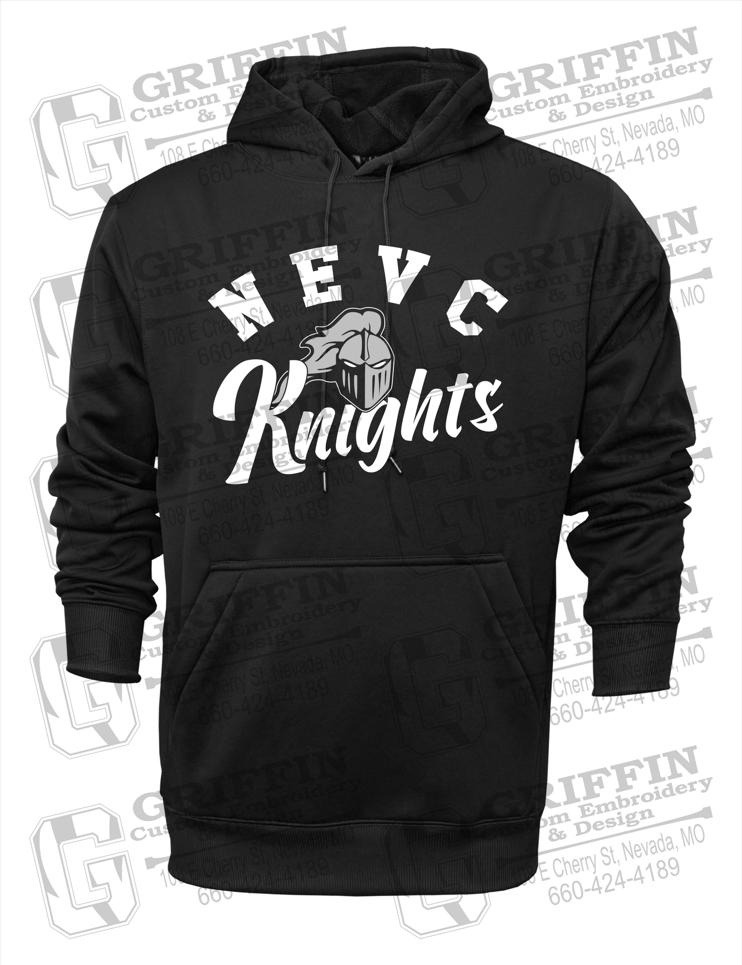 NEVC Knights 23-D Hoodie