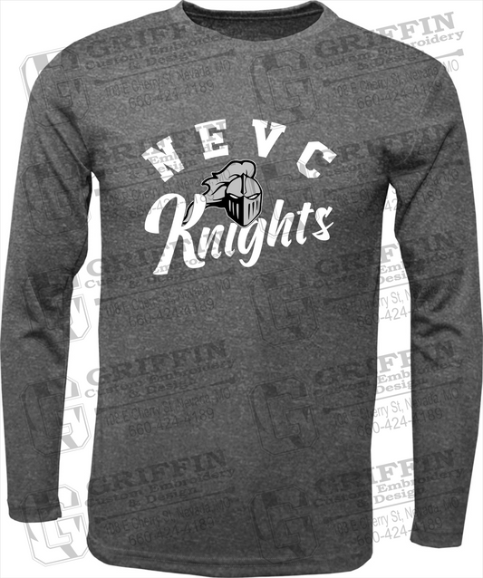 Dry-Fit Long Sleeve T-Shirt - NEVC Knights 23-D