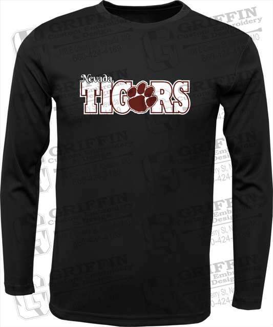 Dry-Fit Long Sleeve T-Shirt - Nevada Tigers 23-D