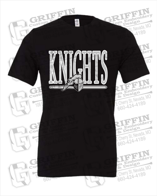 NEVC Knights 23-E 100% Cotton Short Sleeve T-Shirt