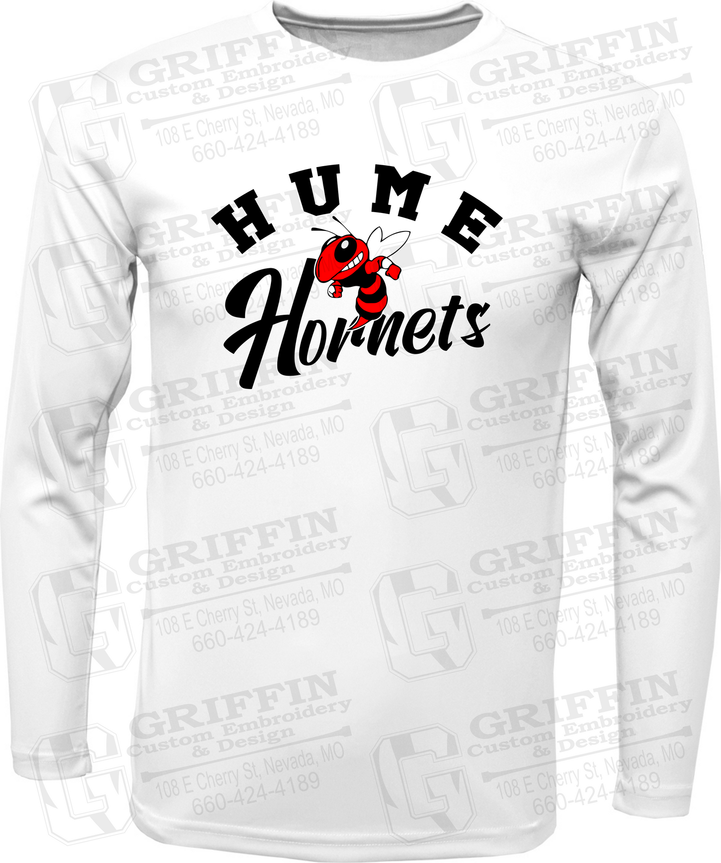 Toddler Dry-Fit Long Sleeve T-Shirt - Hume Hornets 23-E