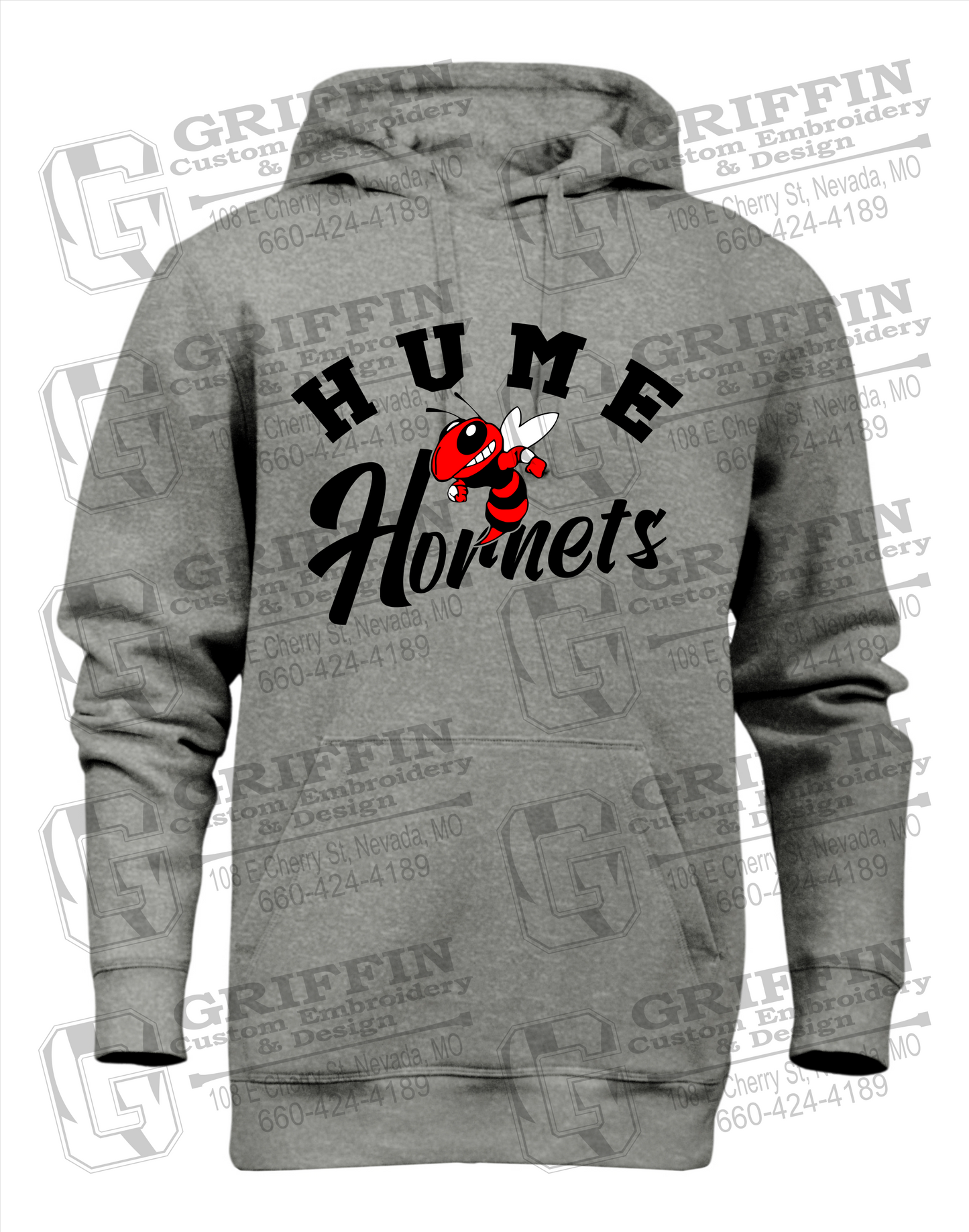 Heavyweight Fleece Hoodie - Hume Hornets 23-E