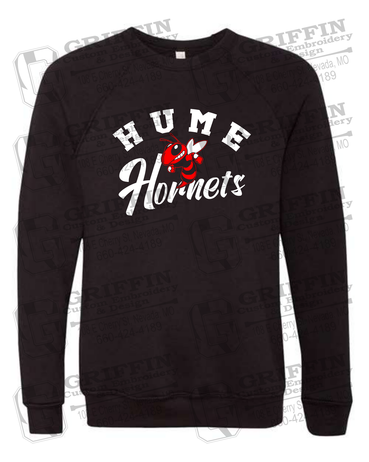 Sponge Fleece Sweatshirt - Hume Hornets 23-E