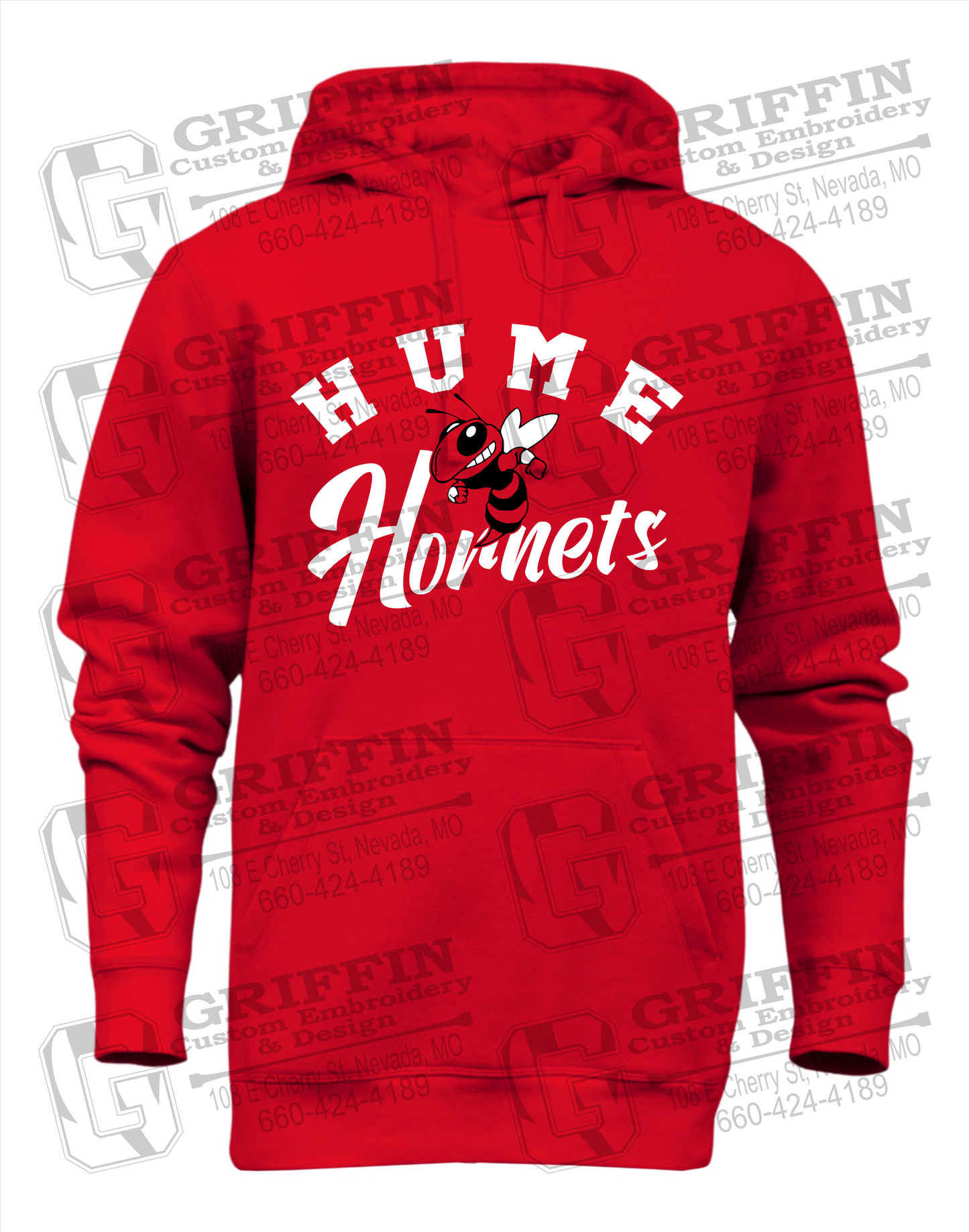 Heavyweight Fleece Hoodie - Hume Hornets 23-E