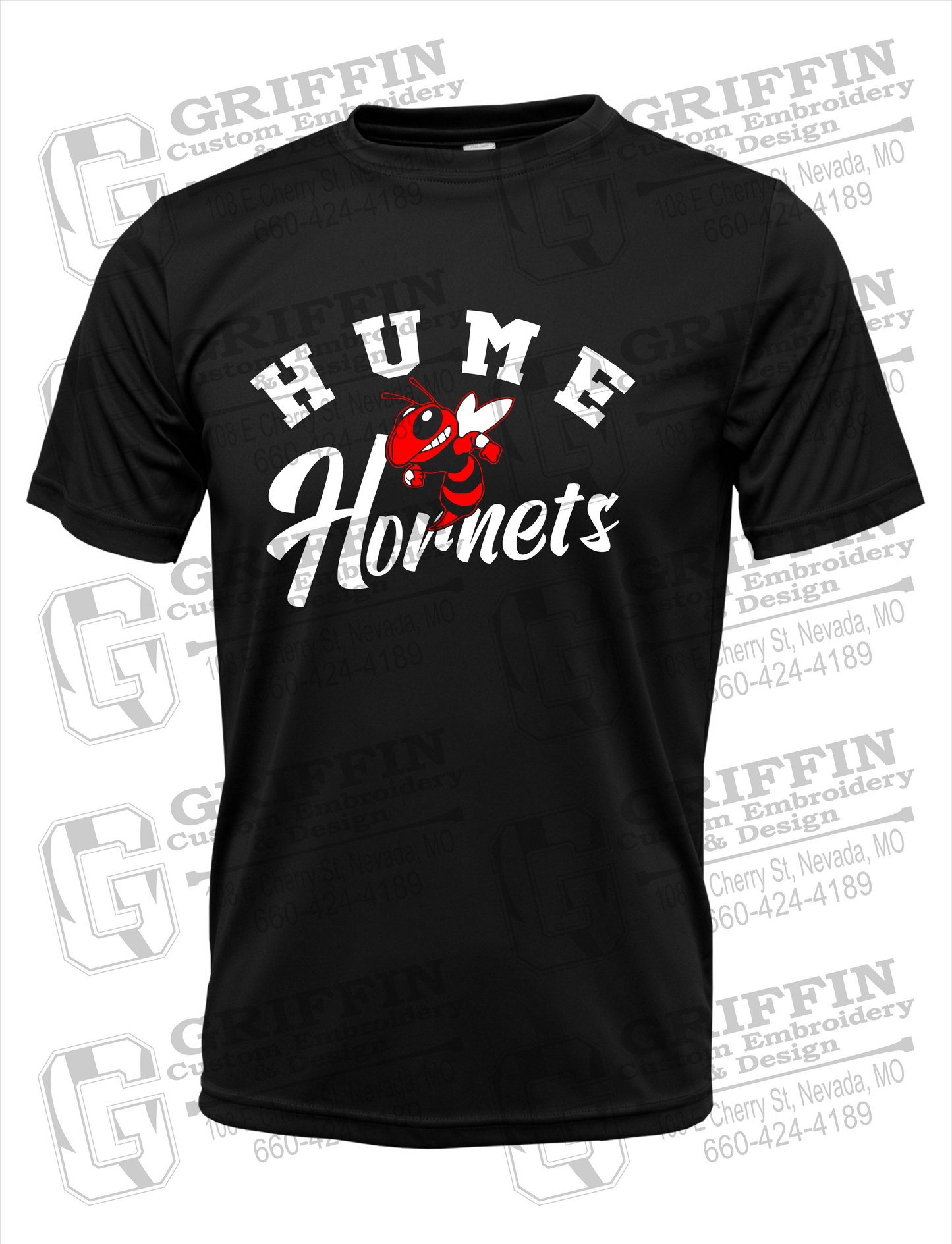 Dry-Fit Short Sleeve T-Shirt - Hume Hornets 23-E