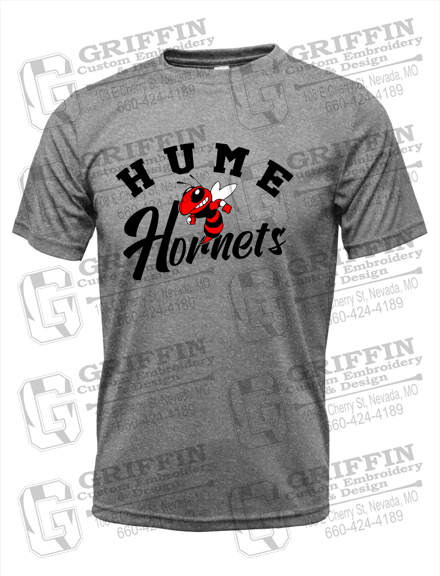 Dry-Fit Short Sleeve T-Shirt - Hume Hornets 23-E