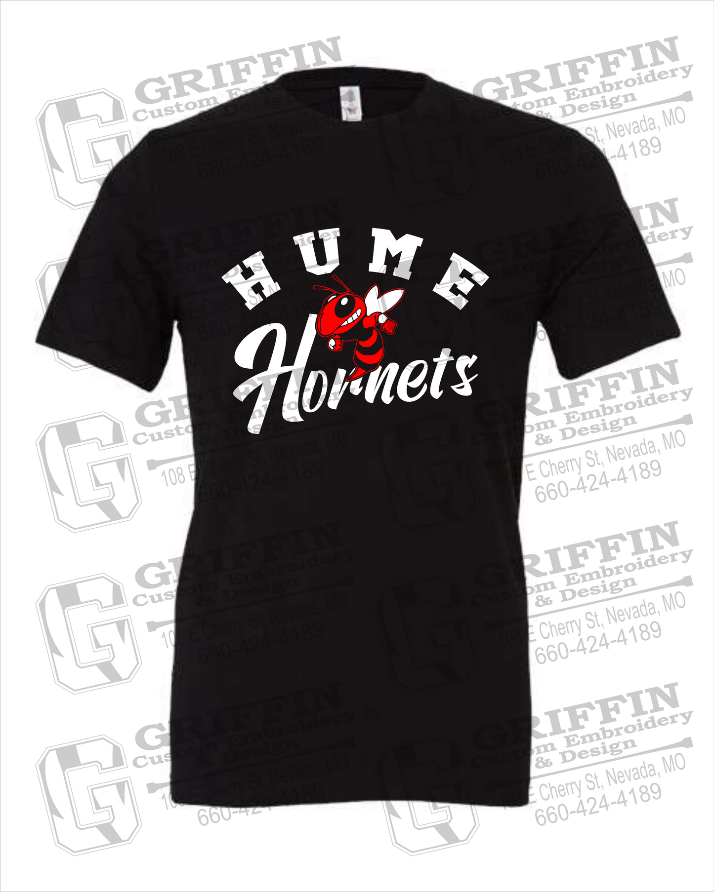 Hume Hornets 23-E 100% Cotton Short Sleeve T-Shirt