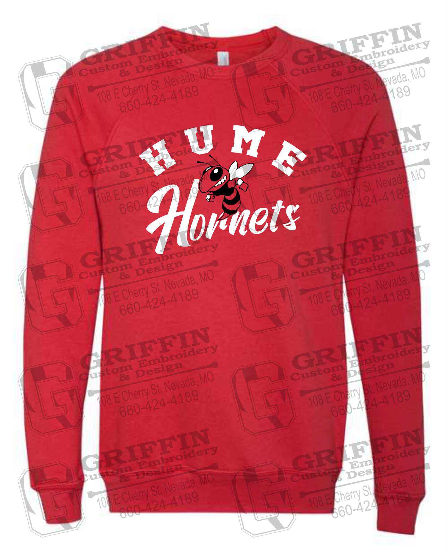 Sponge Fleece Sweatshirt - Hume Hornets 23-E