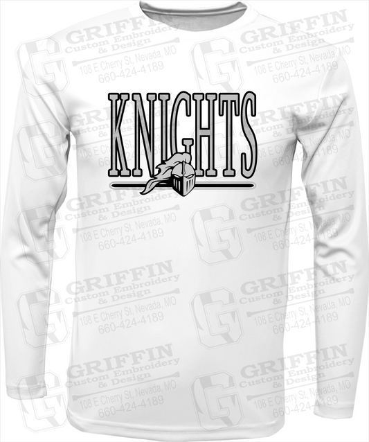 Dry-Fit Long Sleeve T-Shirt - NEVC Knights 23-E
